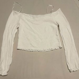 Off Shoulder Crop Top